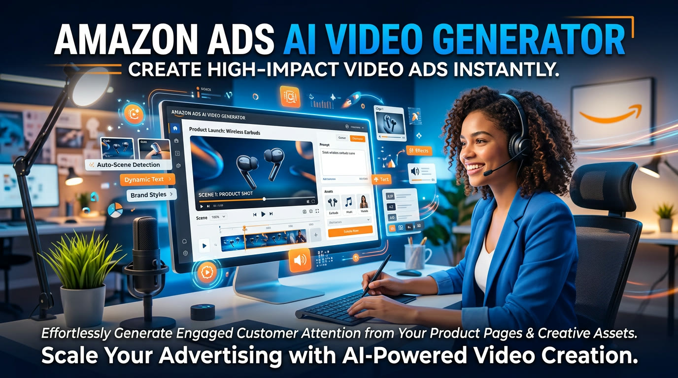 Amazon Ads AI Video Generator for Faster Hook Testing & Variations